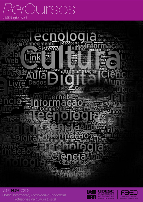 					Visualizar v. 17 n. 34 (2016): Informação, Tecnologia e Tendências Profissionais na Cultura Digital
				